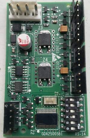Плата RS-14 OTIS GDA25005B10 Плата RS-14 OTIS GDA25005B10