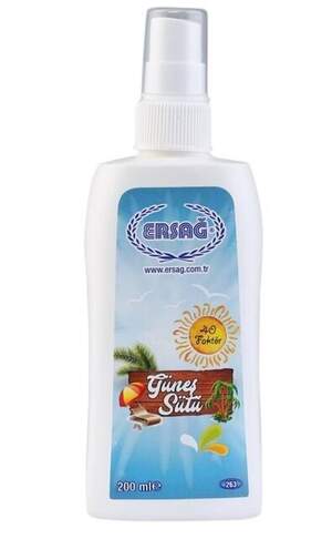 Молочко для засмаги SPF 40, 200 мл, ERSAĞ, Турція Молочко для засмаги SPF 40, 200 мл, ERSAĞ, Турція