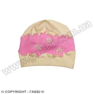 Шапочка для девочки «Цветочек»