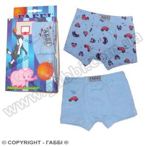 Трусы-шорты для мальчика «Машинки»