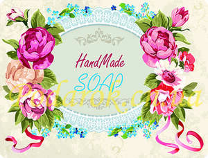 Наклейка на коробочку 009