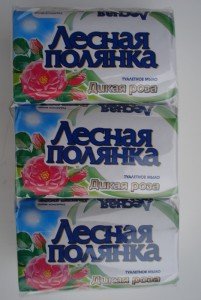 Лесная полянка мыло Дикая роза 90гр.