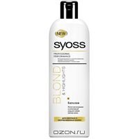 SYOSS бальзам 500 мл BLOND&HIGHLIGHT SYOSS бальзам 500 мл BLOND&HIGHLIGHT