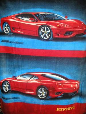 Детский плед микрофибра FERRARI (Феррари)