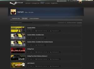 Steam account