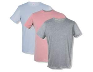 Футболки цветные из полиэстера (имитация хлопка), печать