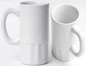 Кружки пивные гранёные, печать