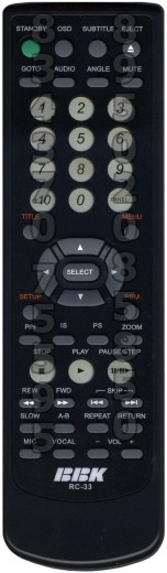 BBK RC-33 BBK RC-33