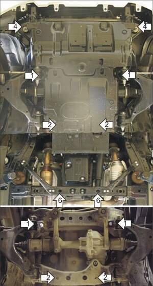 Усиленная защита картера двигателя, переднего дифференциала, КПП (3 мм, сталь) для Toyota Land Cruiser Prado 120 2002-2009, Lexus GX 470 2001-2009 Усиленная защита картера двигателя, переднего дифференциала, КПП (3 мм, сталь) для Toyota Land Cruiser Prado 120 2002-2009, Lexus GX 470 2001-2009