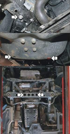 Защита MOTODOR двигателя, КПП Mercedes-benz Vito  2014- Вэн, фургон