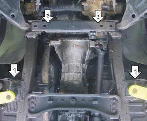 Защита MOTODOR КПП Mitsubishi L 200  2006-2015 Пикап