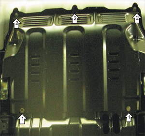 Защита MOTODOR радиатора Mitsubishi Pajero Sport II  2008-2018 Внедорожник