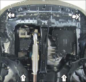 Защита MOTODOR двигателя, КПП Nissan Almera Classic 2006-2012 Седан Защита MOTODOR двигателя, КПП Nissan Almera Classic 2006-2012 Седан