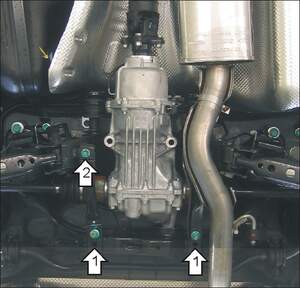 Защита MOTODOR заднего дифференциала Nissan X-Trail Т32 2015-2018 Паркетник