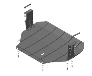 Усиленная защита картера двигателя, КПП (2 мм, сталь) для Renault Master фургон 2010-2014