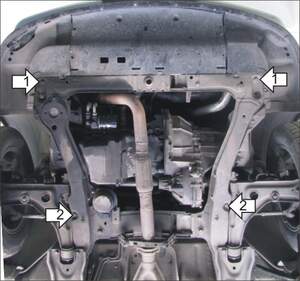 Защита MOTODOR двигателя, КПП Saab 9000 1985-1998 Хэтчбек, Седан