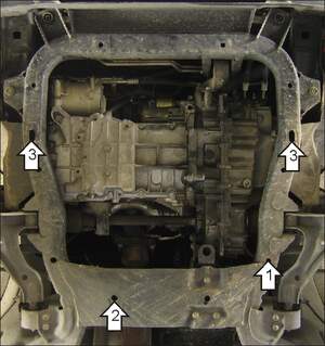 Защита MOTODOR двигателя, КПП Saturn VUE 2001-2006