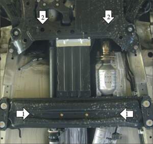 Защита MOTODOR КПП Suzuki Grand Vitara 2005-2018 Внедорожник