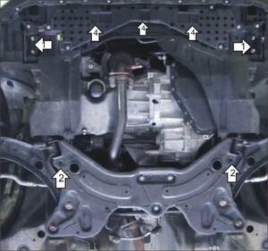 Защита MOTODOR двигателя, КПП, масляного фильтра Suzuki Swift  2010- Хэтчбек