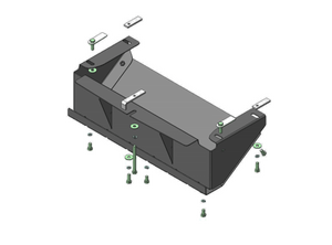 Усиленная защита рулевых тяг (3 мм, сталь) для UAZ Patriot 2005-2015, 2015-, UAZ Pickup 2009-2015, 2015- Усиленная защита рулевых тяг (3 мм, сталь) для UAZ Patriot 2005-2015, 2015-, UAZ Pickup 2009-2015, 2015-