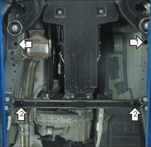 Защита MOTODOR КПП, разд.коробки Volkswagen Touareg 2002-2010 Внедорожник Защита MOTODOR КПП, разд.коробки Volkswagen Touareg 2002-2010 Внедорожник