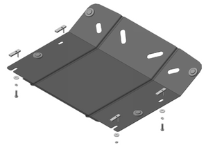 Защита MOTODOR двигателя, переднего дифференциала Volkswagen Touareg 2002-2010 Внедорожник Защита MOTODOR двигателя, переднего дифференциала Volkswagen Touareg 2002-2010 Внедорожник