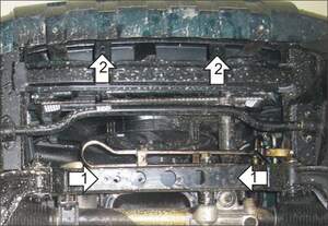 Защита MOTODOR радиатора Great Wall Hover H5 2010-2018 Внедорожник