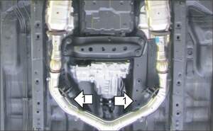 Защита MOTODOR разд.коробки Infiniti FX 35 2008-2014 Внедорожник