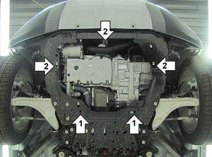 Защита MOTODOR двигателя, КПП Land Rover Discovery Sport 2015-2017 Внедорожник Защита MOTODOR двигателя, КПП Land Rover Discovery Sport 2015-2017 Внедорожник