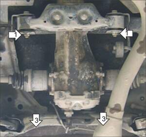 Защита MOTODOR заднего дифференциала Subaru Forester 2008-2013 Внедорожник Защита MOTODOR заднего дифференциала Subaru Forester 2008-2013 Внедорожник
