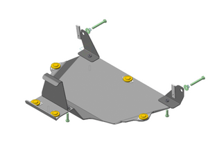 Защита MOTODOR заднего дифференциала Volkswagen Touareg  2015-2018 Внедорожник