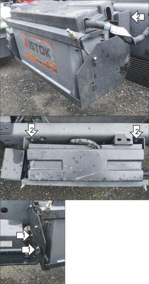 Защита MOTODOR АКА Foton BJ 1039 2012- шасси