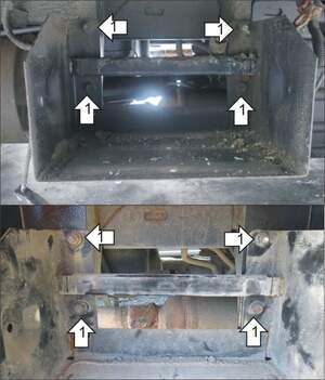Усиленная защита антивандального кожуха аккумулятора (1,5 мм, сталь) для Hyundai Porter фургон 2012-2017, 2017-