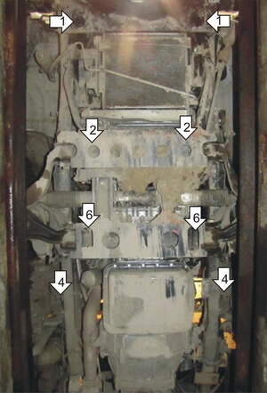 Защита MOTODOR двигателя, радиатора, интеркулера, трубок кондиционера Isuzu NLR 85A 2008-2017 Грузовик