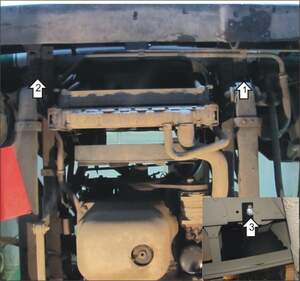 Защита MOTODOR радиатора MAN L 2000 1993-2007 шасси