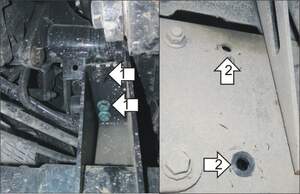 Защита MOTODOR радиатора, двигателя MAN TGL 2011- шасси