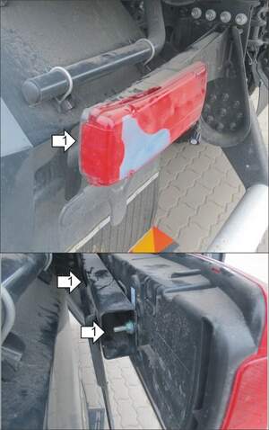 Усиленная защита осветительных приборов (2 мм, сталь оцинкованная) для MAN TGS шасси 2007-