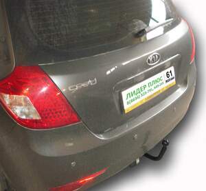 Фаркоп «Лидер-плюс» для KIA CEE D(ED) (хетчбек) 2007-2012/HYUNDAI I 30 (FD) 2007-2012