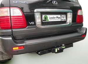 Фаркоп «Лидер-плюс» для LEXUS LX 470 (UZJ100) 1998-2007 (С НЕРЖ. ПЛАСТИНОЙ)