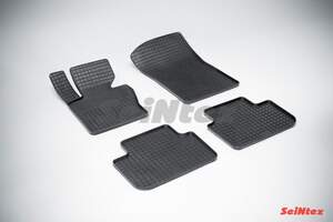 Коврики резиновые с рисунком «Сетка» BMW X3 E-83 2003-2010 «Seintex» Коврики резиновые с рисунком «Сетка» BMW X3 E-83 2003-2010 «Seintex»