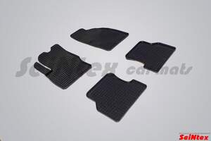 Коврики резиновые с рисунком «Сетка» FORD FOCUS II 2005-2011 «Seintex»