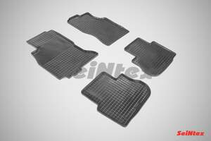 Коврики резиновые с рисунком «Сетка» INFINITI FX35,FX45 2003-2009 «Seintex»