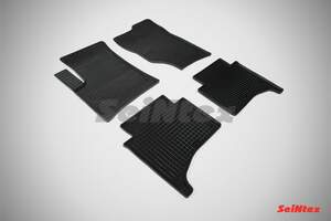 Коврики резиновые с рисунком «Сетка» VOLKSWAGEN TOUAREG I (7L) 2002-2010 «Seintex»