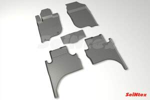 Коврики резиновые MITSUBISHI L200 2015-2016 с высоким бортом «Seintex»