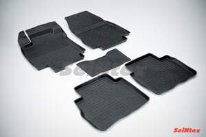 Коврики резиновые NISSAN TIIDA 2007-2014 с высоким бортом «Seintex» Коврики резиновые NISSAN TIIDA 2007-2014 с высоким бортом «Seintex»