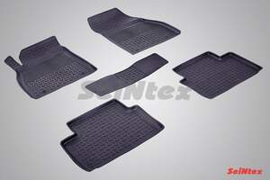 Коврики резиновые CHEVROLET MALIBU 2011-2016 с высоким бортом «Seintex» Коврики резиновые CHEVROLET MALIBU 2011-2016 с высоким бортом «Seintex»