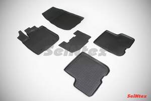 Коврики резиновые RENAULT LOGAN II 2014-2018 с высоким бортом «Seintex» Коврики резиновые RENAULT LOGAN II 2014-2018 с высоким бортом «Seintex»