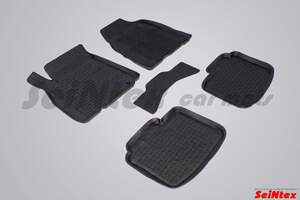 Коврики резиновые ГАЗ VOLGA SIBER 2008-2016 с высоким бортом «Seintex» Коврики резиновые ГАЗ VOLGA SIBER 2008-2016 с высоким бортом «Seintex»