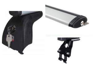 Багажник AMOS BETA на штат.места FORD C-Max I MPV 5дв 2003-2010 (дуги аэро-крыло с замком)