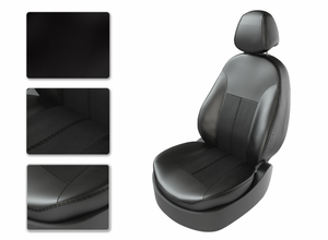 Чехлы CarFashion для сидений VW CADDY 04-12 черный/черный/черный 35038666 Чехлы CarFashion для сидений VW CADDY 04-12 черный/черный/черный 35038666